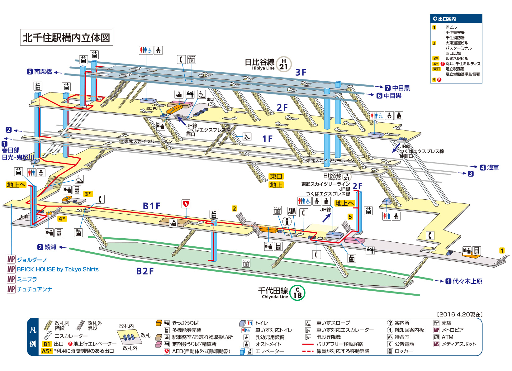 永田町 駅 構内 図